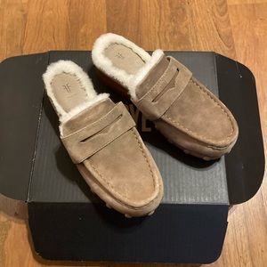 Frye Melody Shearling Clogs